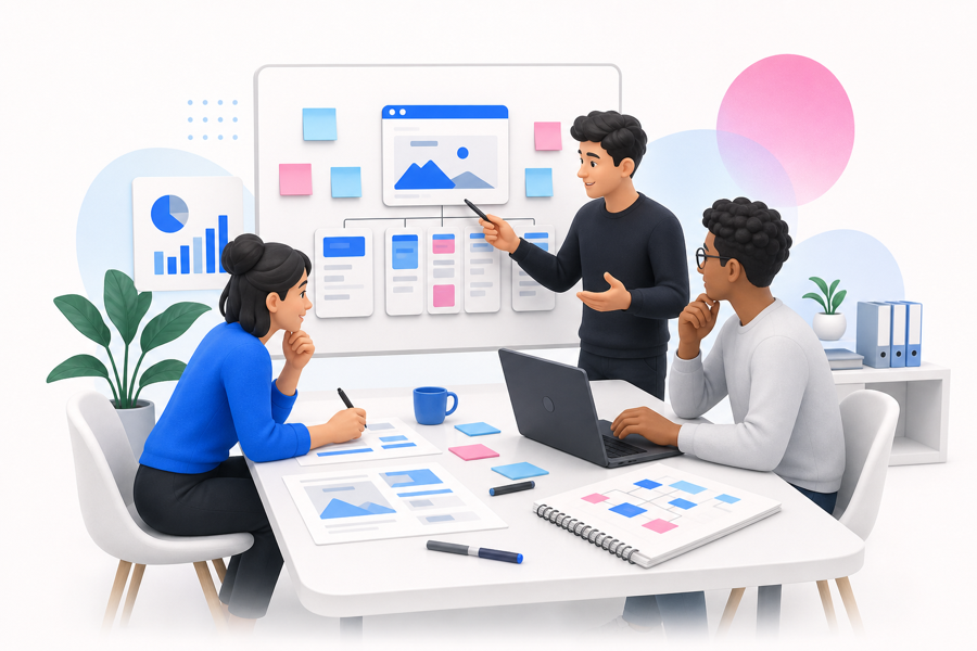 Strategie & Planung Illustration